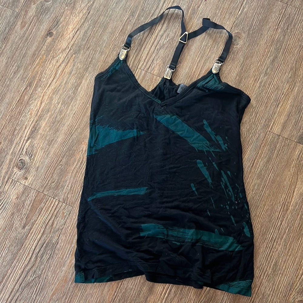 Black tank top